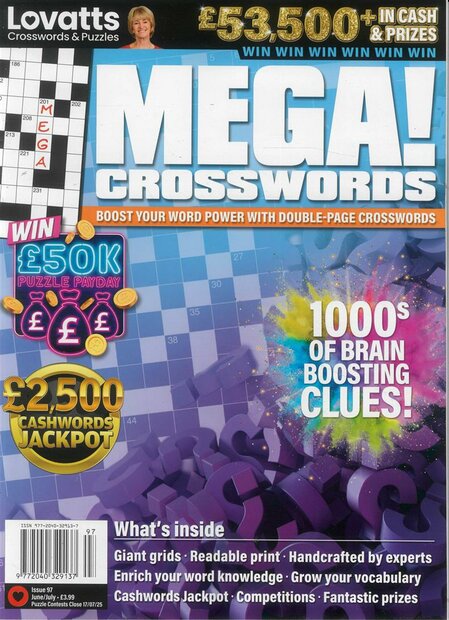 Lovatts Mega Crosswords Magazine