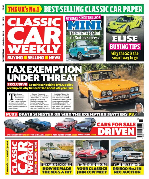 Classic Car Weekly Magazine