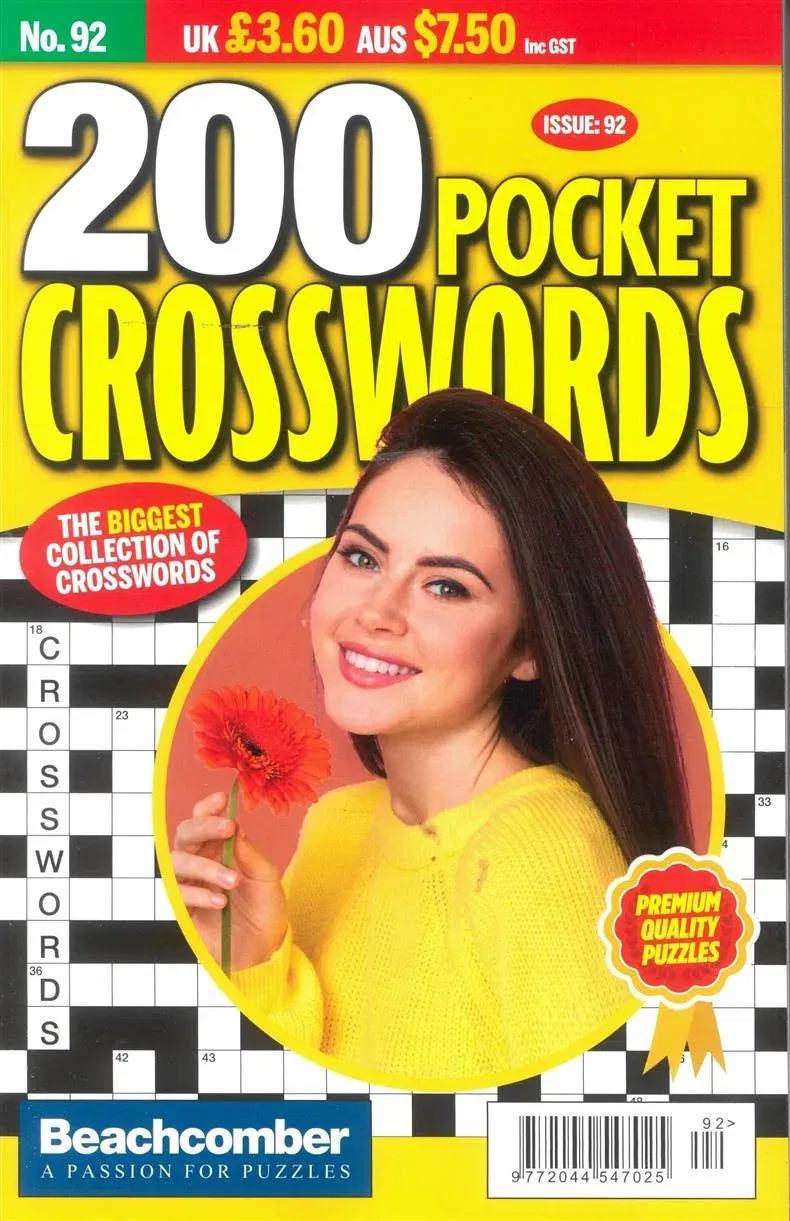 200 Pocket Crosswords Magazine