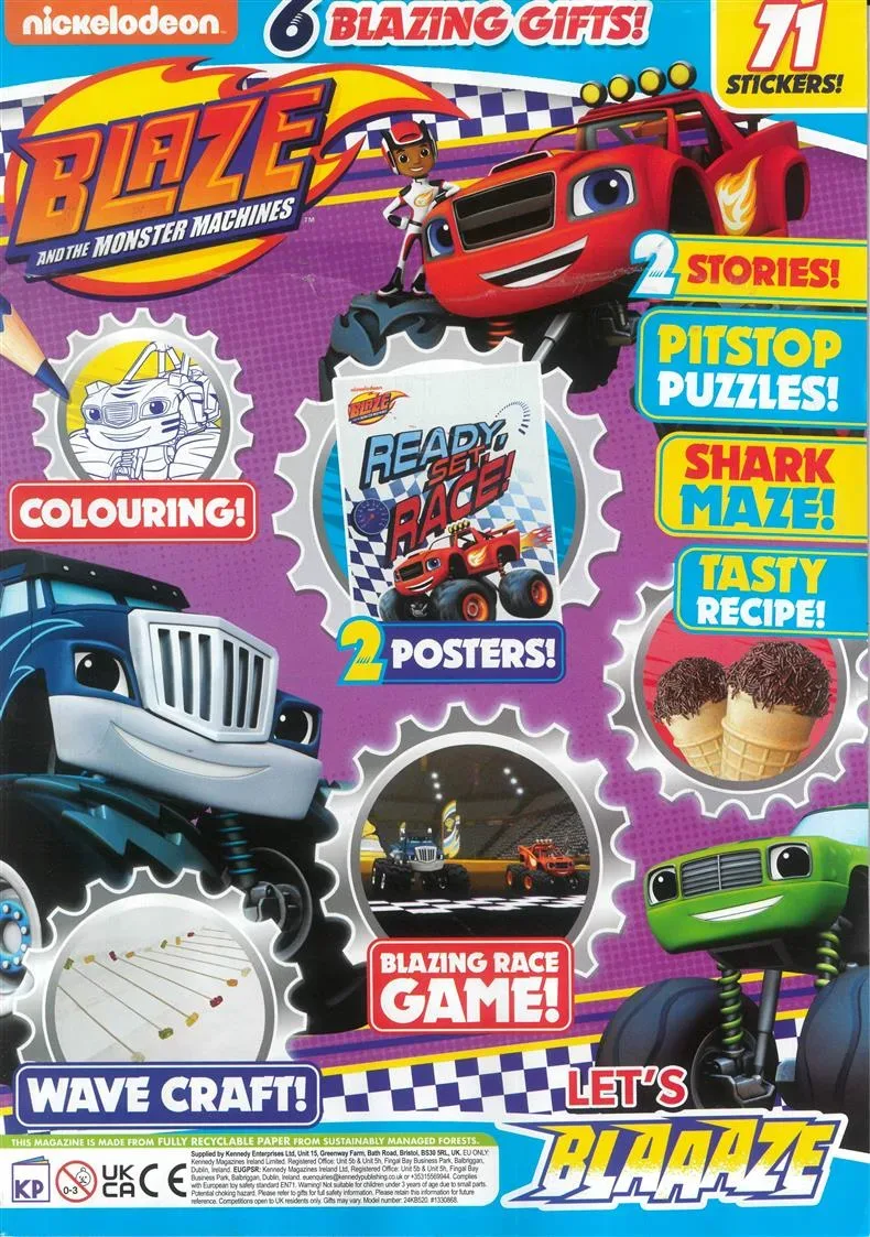 Blaze and the Monster Machines Magazine 1