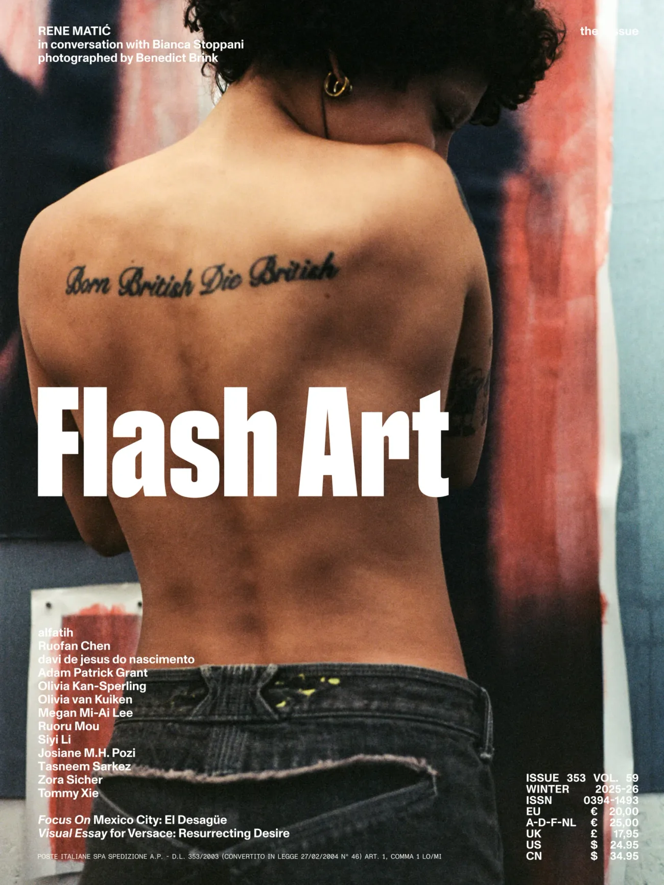 Flash Art International Magazine (Engelska)