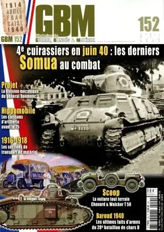Guerres blindés et matériels – GBM (Franska)