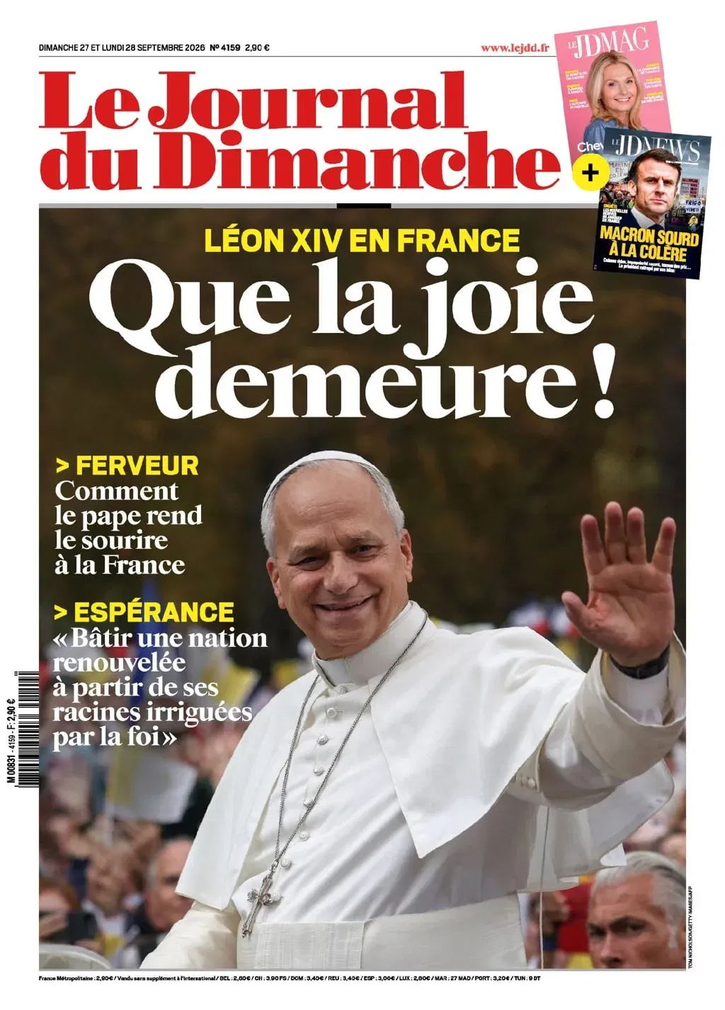 Le Journal du Dimanche Newspaper (Franska)