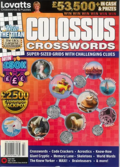 Lovatts Colossus Crosswords Magazine