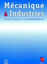 Mécanique et industries (Franska) 1