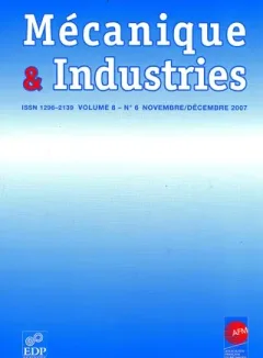 Mécanique et industries (Franska)