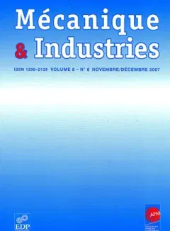 Mécanique et industries (Franska)