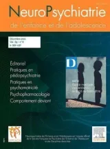 Neuropsychiatrie de l'enfance et de l'adolescence (Franska) 1
