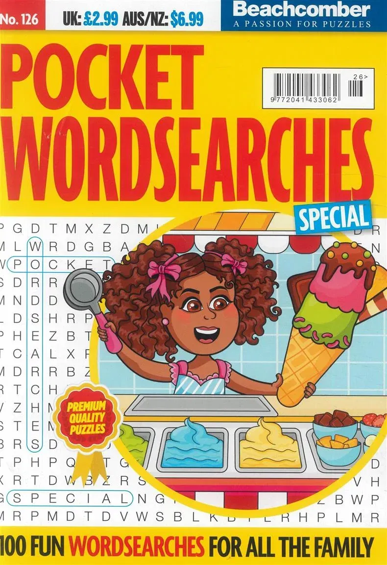Pocket Wordsearches Special Magazine