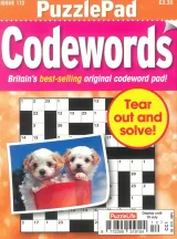Puzzlelife PuzzlePad Codewords Magazine 1