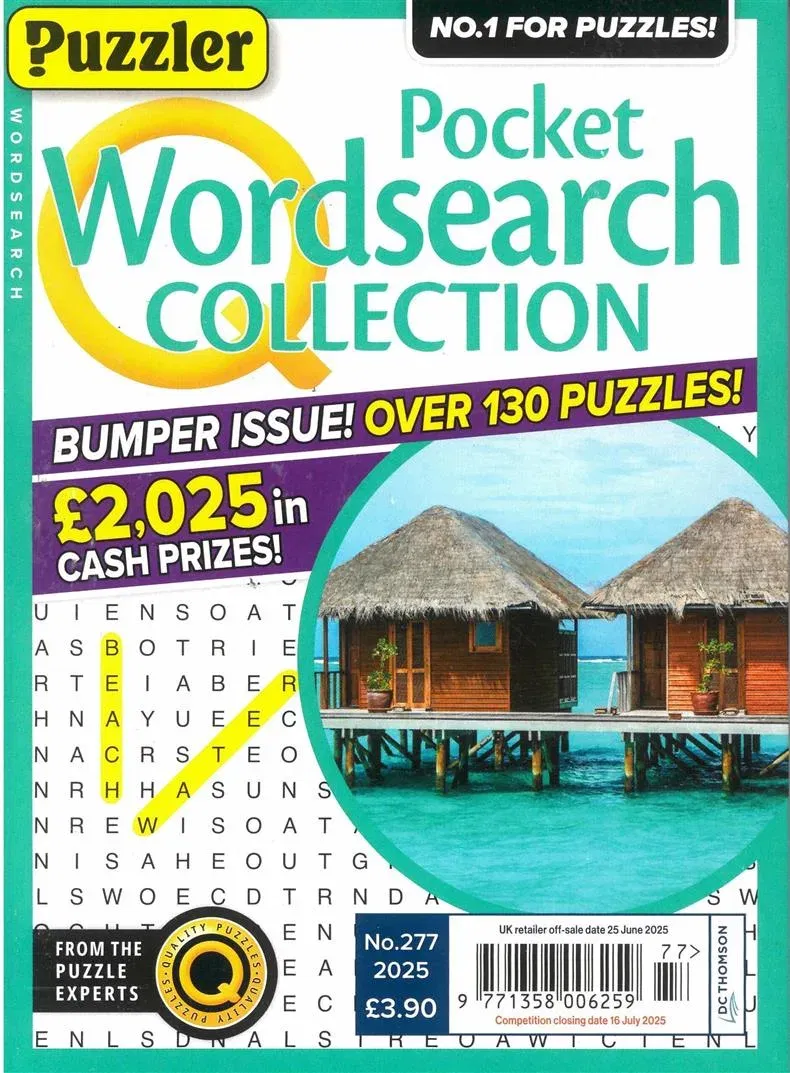Puzzler Pocket Wordsearch Magazine