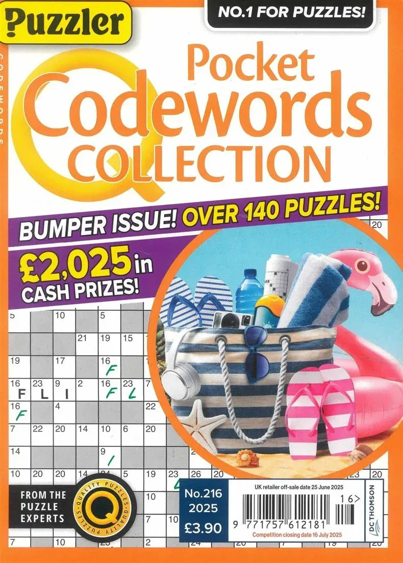 Puzzler Q Code Words Magazine