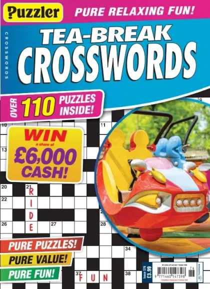 Puzzler Tea-Break Crosswords Magazine