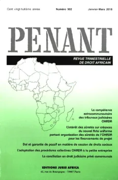 Revue Le Recueil penant (Franska)