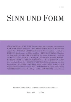 Sinn und Form (Tyska)