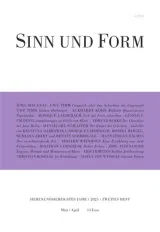 Sinn und Form (Tyska) 1