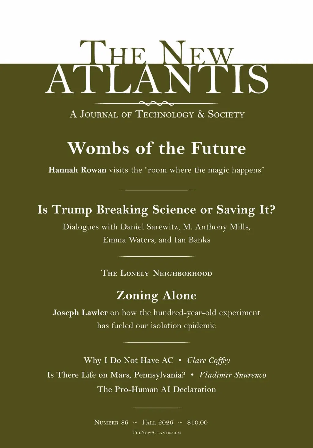 The New Atlantis Magazine