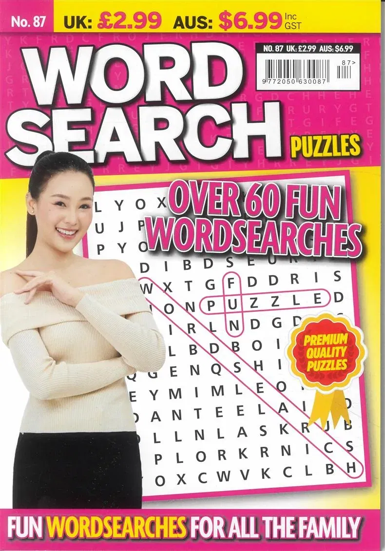 Wordsearch Puzzles Magazine
